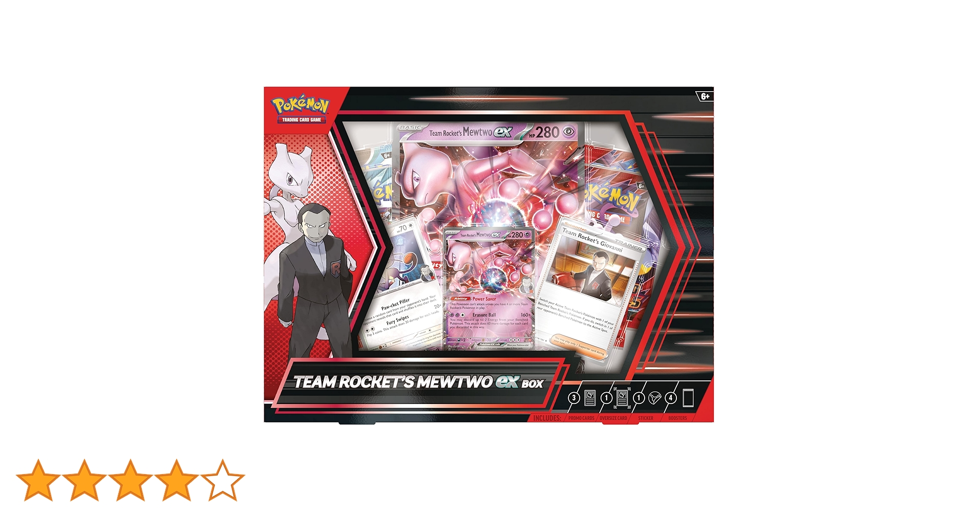 ポケモンカードゲーム TEAM ROCKET'S MEWTWO EX BOX Box Pokémon Tcg Mewtwo Ex Da Equipe Rocket Português | Frete